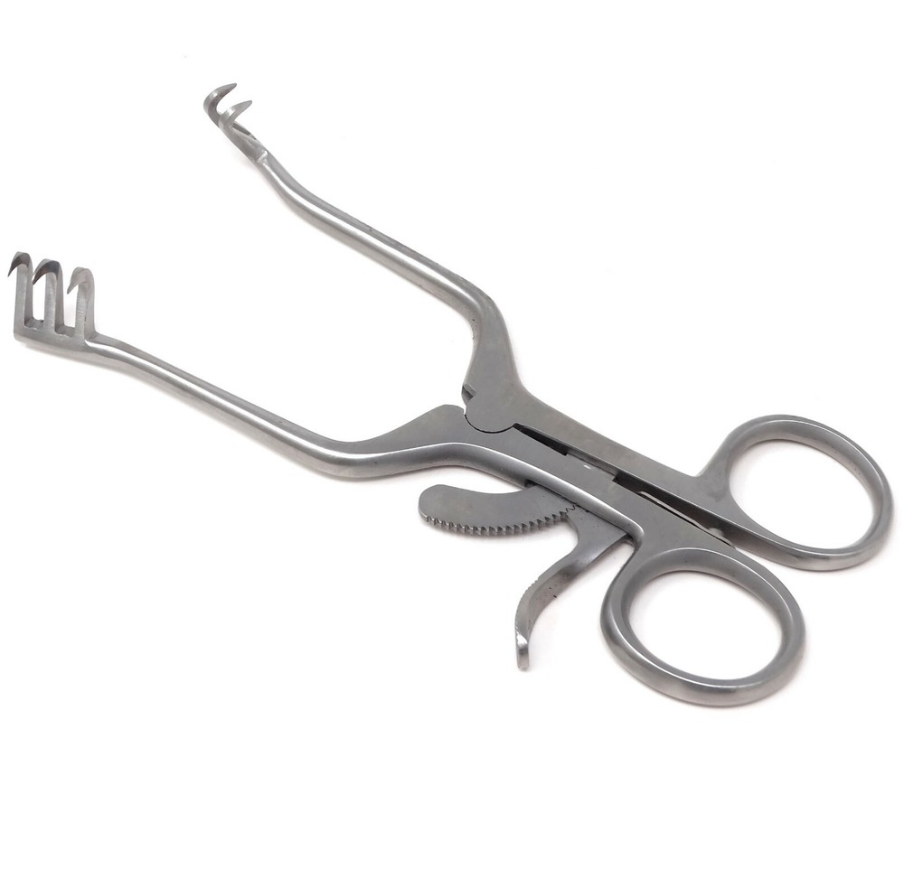 Weitlaner Retractor 5.5" Sharp 2x3 Teeth Surgical Veterinary Instruments