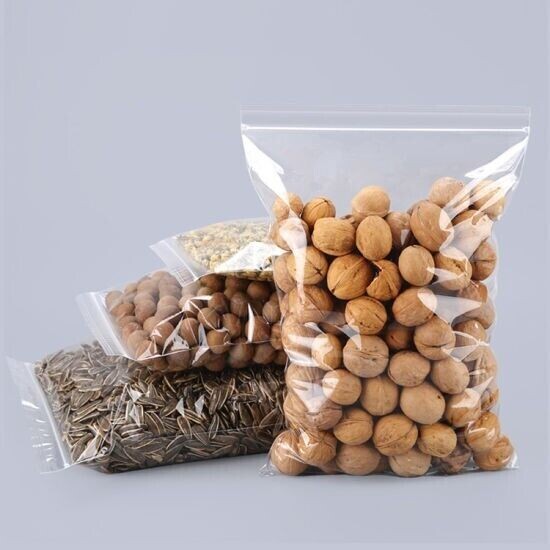 Clear Zip Seal Plastic Bags Jewelry Zipper Top Lock Reclosable Baggies 2 Mil 2ML