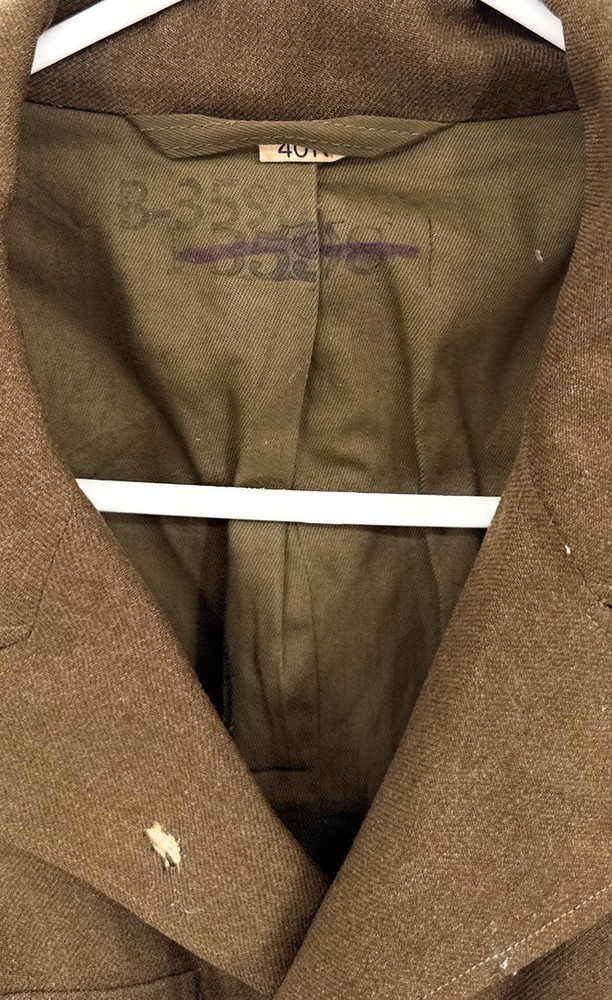 WWII Army Jacket 3rd Brown Coat Jacket