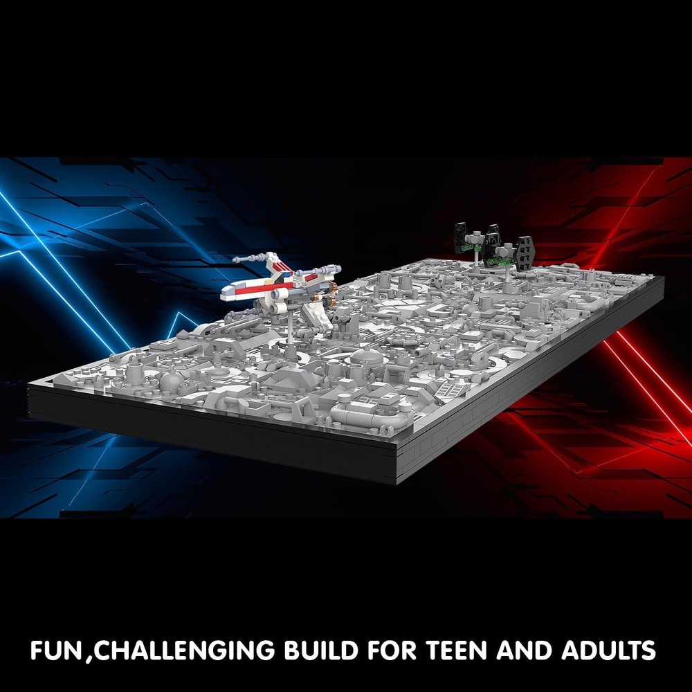 1501-Piece Star Wars Wall Art Craft Kit - Creative Micro Block Experience