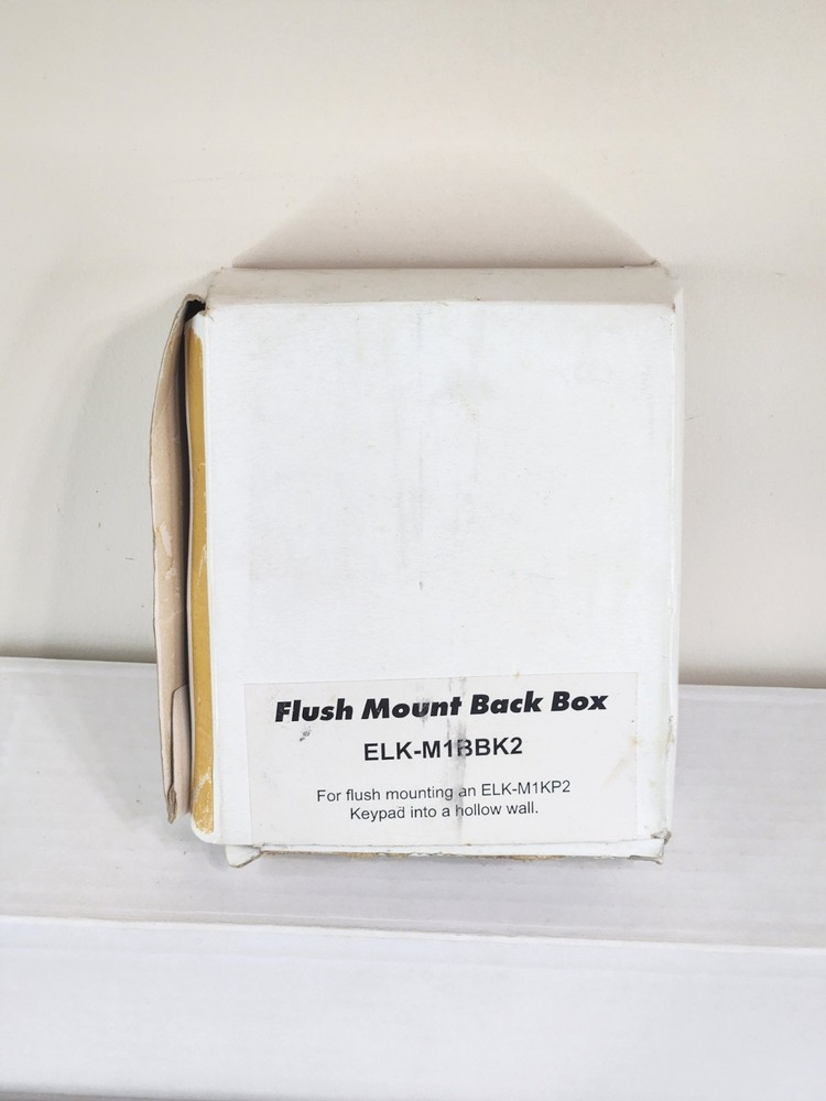 ELK-M1BBK2 Flush Mount Back Box for M1KP2 Keypads
