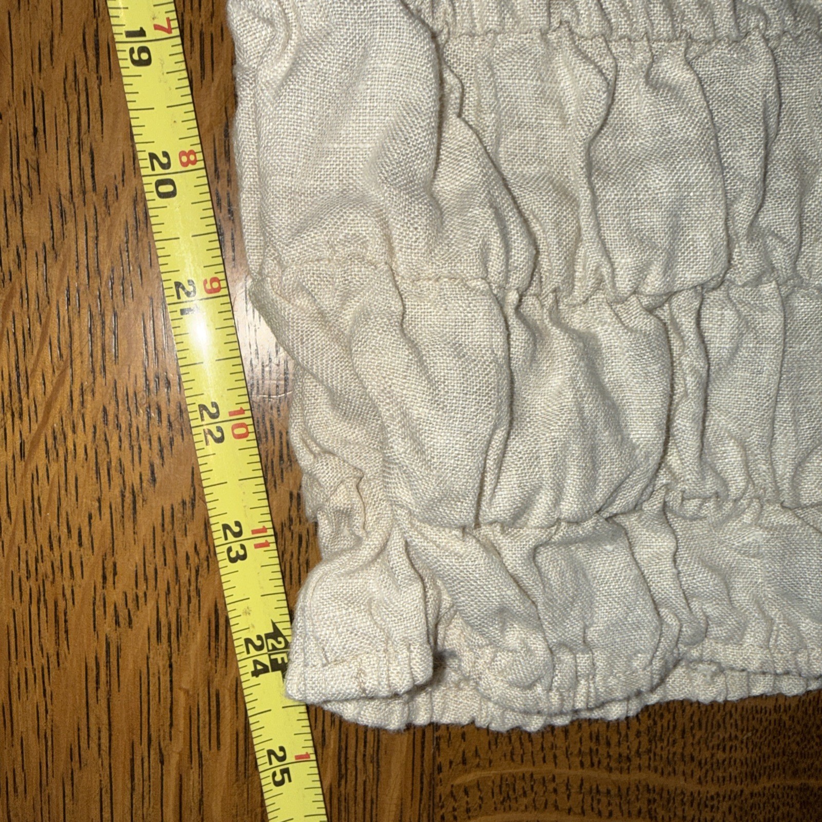 Bodil 100% Linen Boho Size Large Women’s Wide Leg Loose Fit gypsy Bloomer Pants