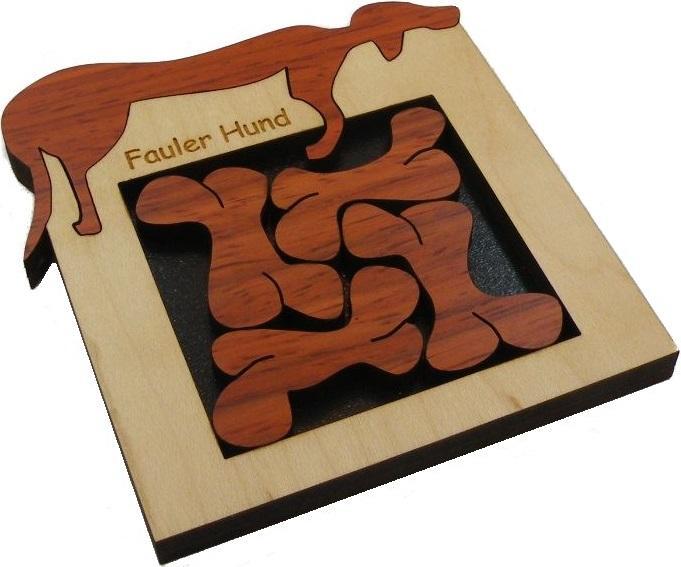 Fauler Hund - Wooden Packing Problem Brain Teaser