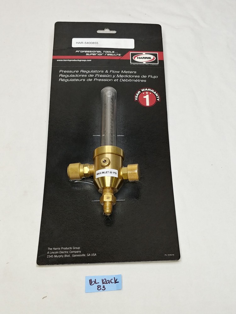 Harris Model 31 Nitrogen-Purging Flowmeter 5400855