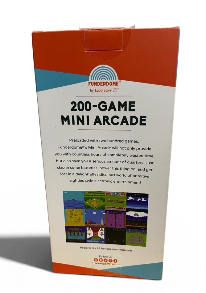 Funderdome Mini Arcade Version With 200 Built In Games New In Box