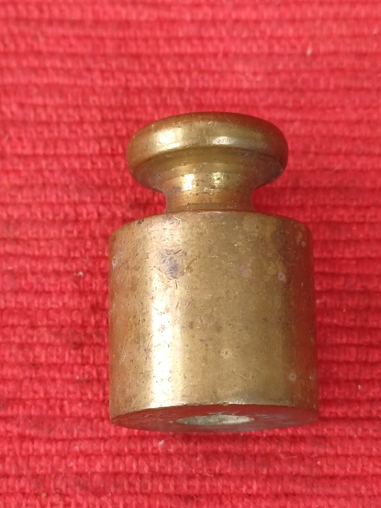 Antique 2oz Avery Apoth Brass Weight