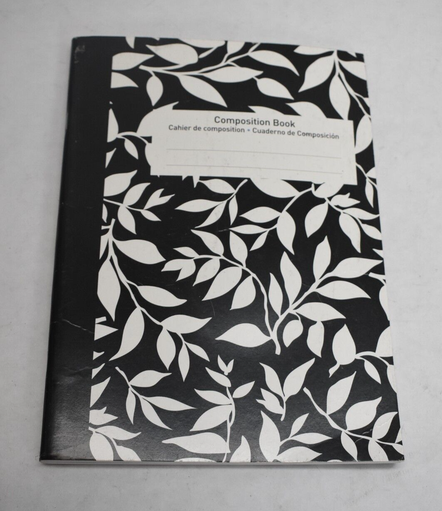 Sparco College Ruled 80 Sheet Composition Notebook SPR65277 Leaf Pattern 16 Pack