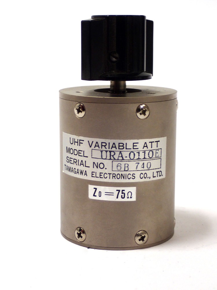 TAMAGAWA URA-0110E UHF VARIABLE ATTENUATOR 75Ohm