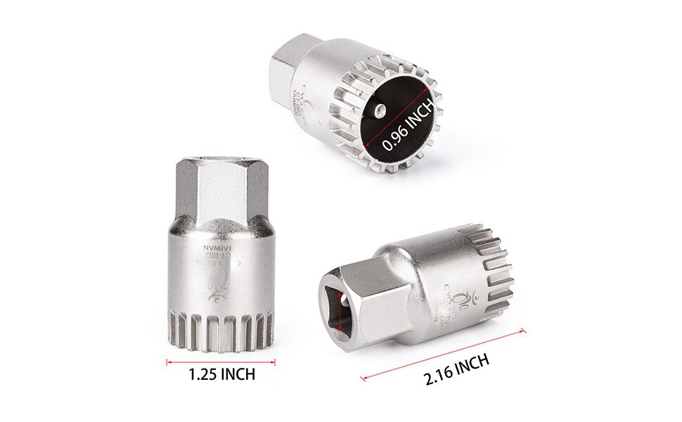 Bottom Bracket Disassembly Tool silver Shimano Compatible| Taiwan | NEW