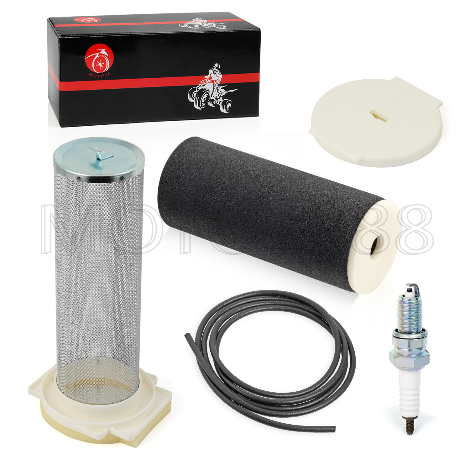 Air Filter Kit Guide & END CAP & Air Box Lid Seal For Yamaha Grizzly 600 660 YFM