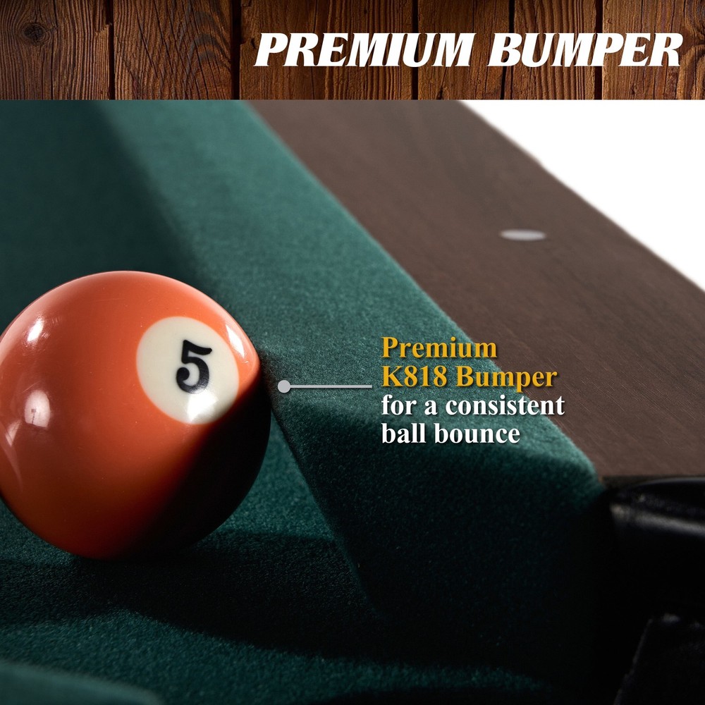 7.25 Ft Winstead Pool Table - Full Size Billiard Table with Complete Accessor...