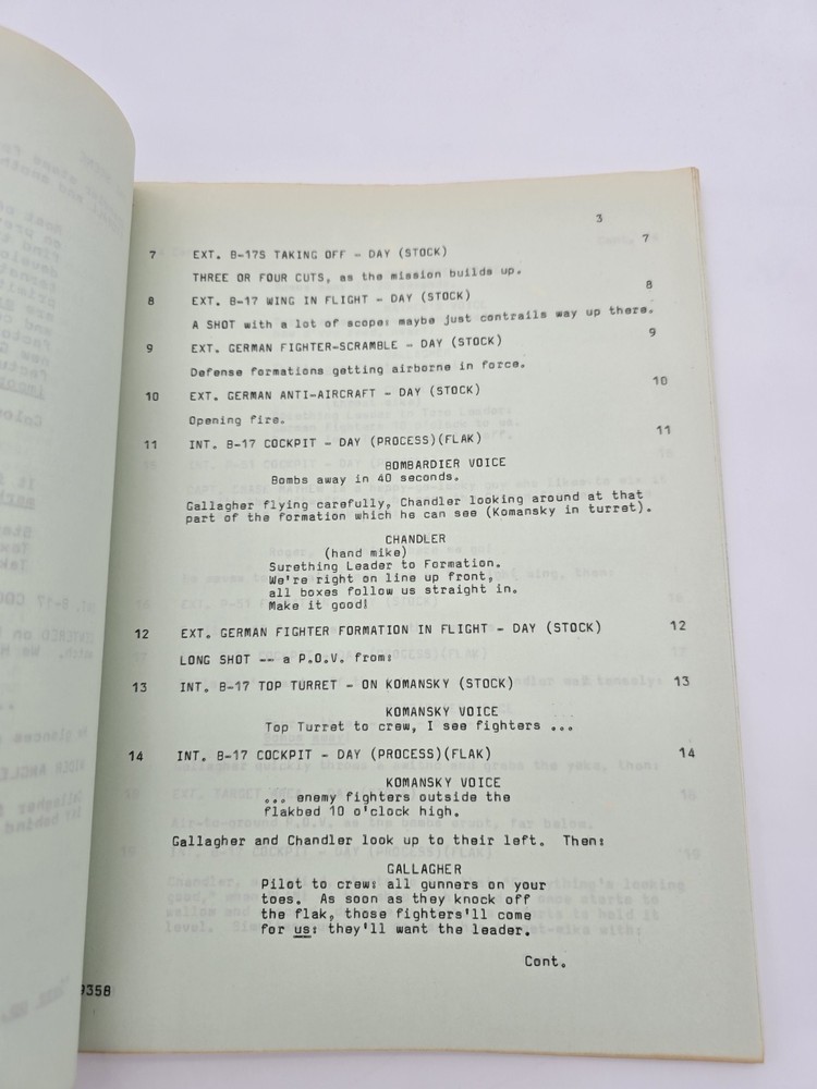 12 O'CLOCK HIGH / William D. Gordon 1966 TV Series Script, "Graveyard"