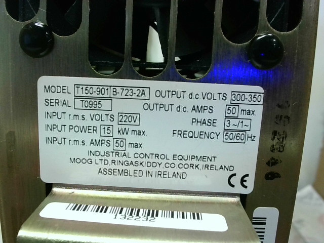 Moog T150-901B-723-2A Digital Motor Controller 220V 50A - Reconditioned