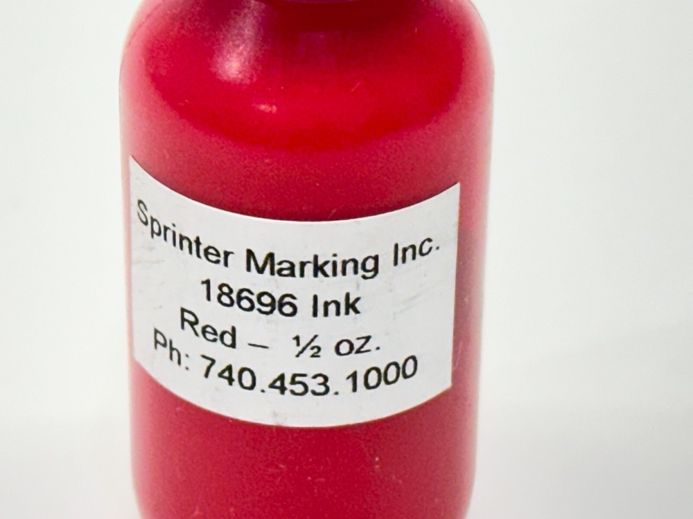 Sprinter Marking 18696 Red Ink 1/2 oz Bottle