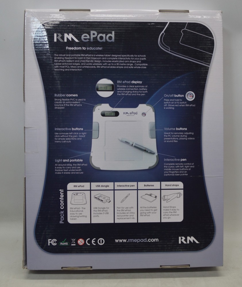 RM ePad 1NR-469 Wireless Interactive Tablet *New Unused*