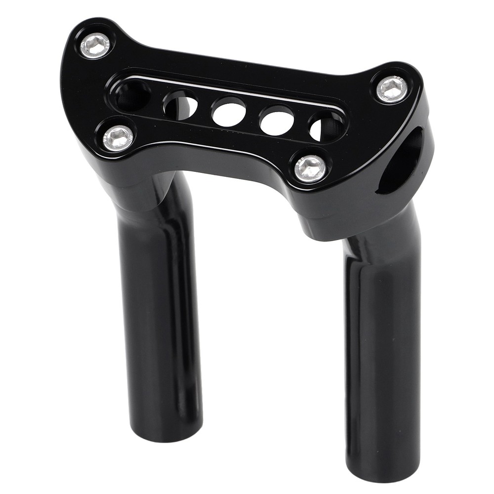 Black 6.5" Pullback Handlebar Riser Top Clamp For Harley Road Glide FLTR V-Rod