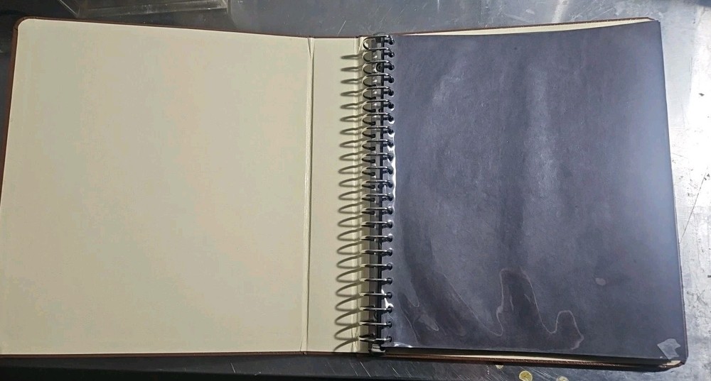 Stamp Mint Sheet File Album With 23 Rings Binder - 25 PAGES. SB#0046