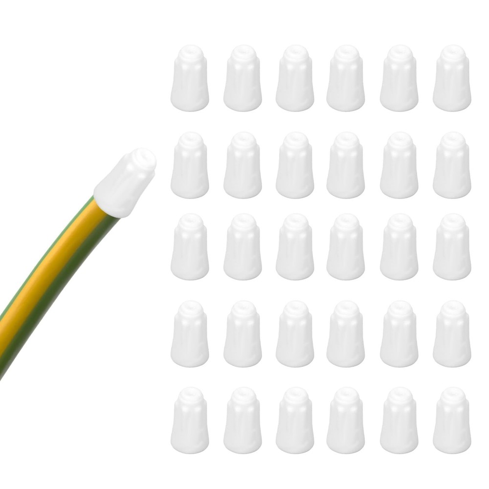 30pcs Ceramic Wire Connector, High Temperature Ceramic Nuts High-Temp Wire Bu...