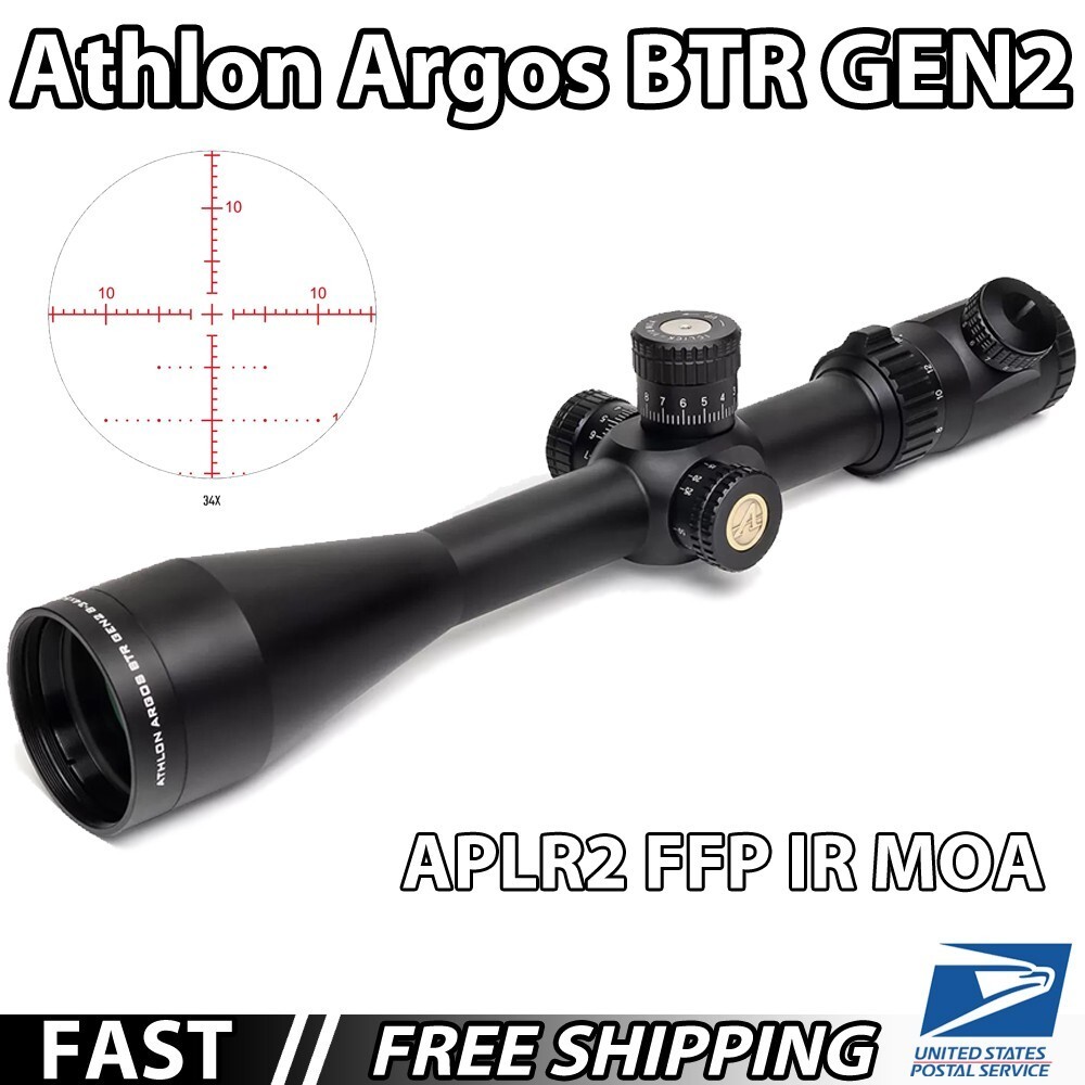 Athlon Argos BTR Gen2 8-34x56mm APLR2 FFP IR MOA Riflescope 214067 11246893