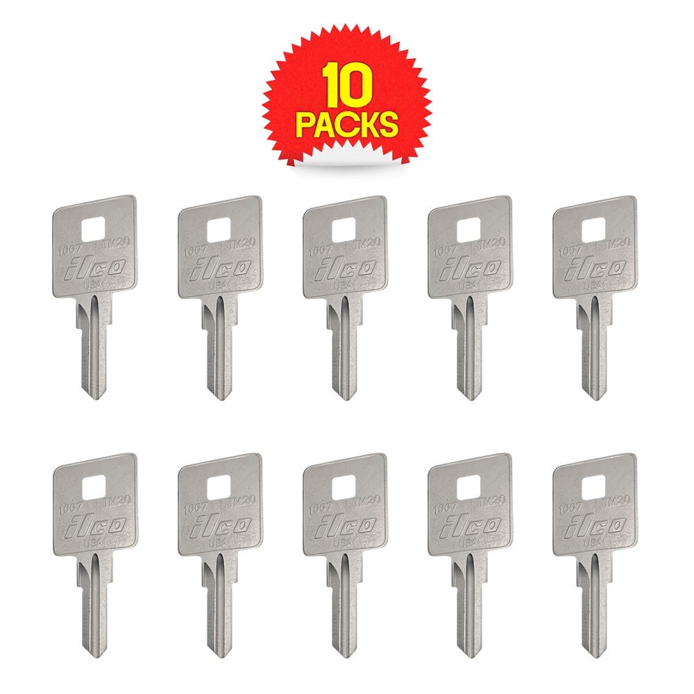 TM20 / 1667 Key Blank Nickel