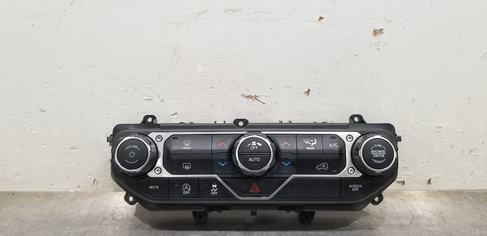 21 JEEP GLADIATOR JT AC TEMPERATURE CLIMATE HVAC CONTROL PANEL 7BU52DX9AA