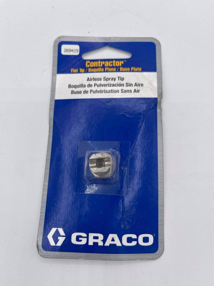 New, Graco Contractor Flat Tip 269419