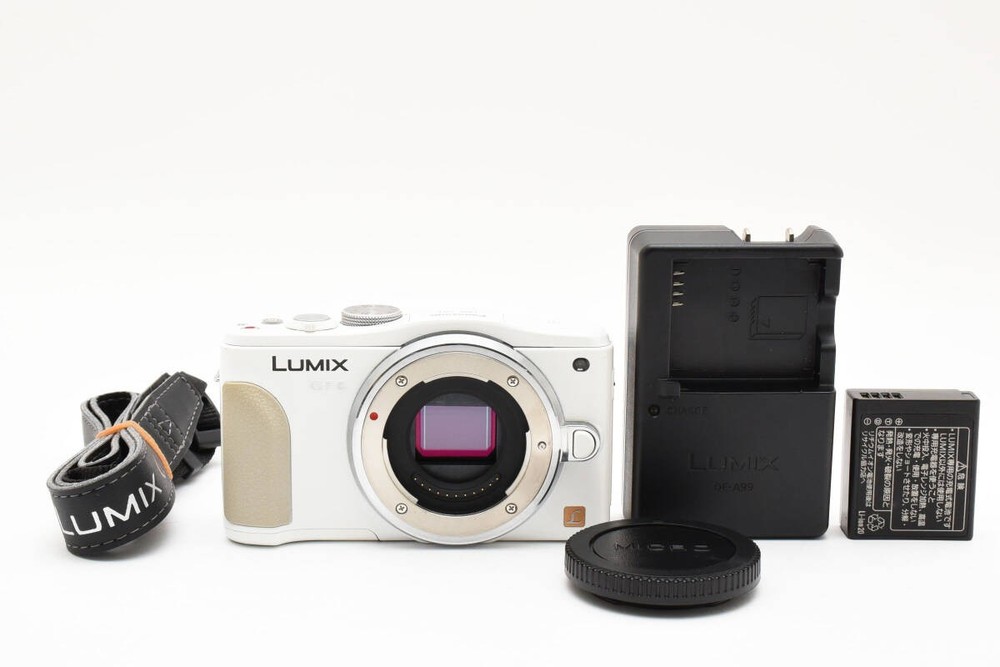 Panasonic Lumix GF6 Mirrorless Camera White Near Mint