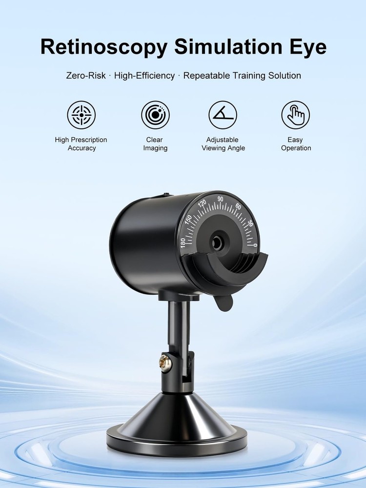 Eye Model Eye for Retinoscopy PracticeOptometry Teaching Tool Eye Tester Opti...