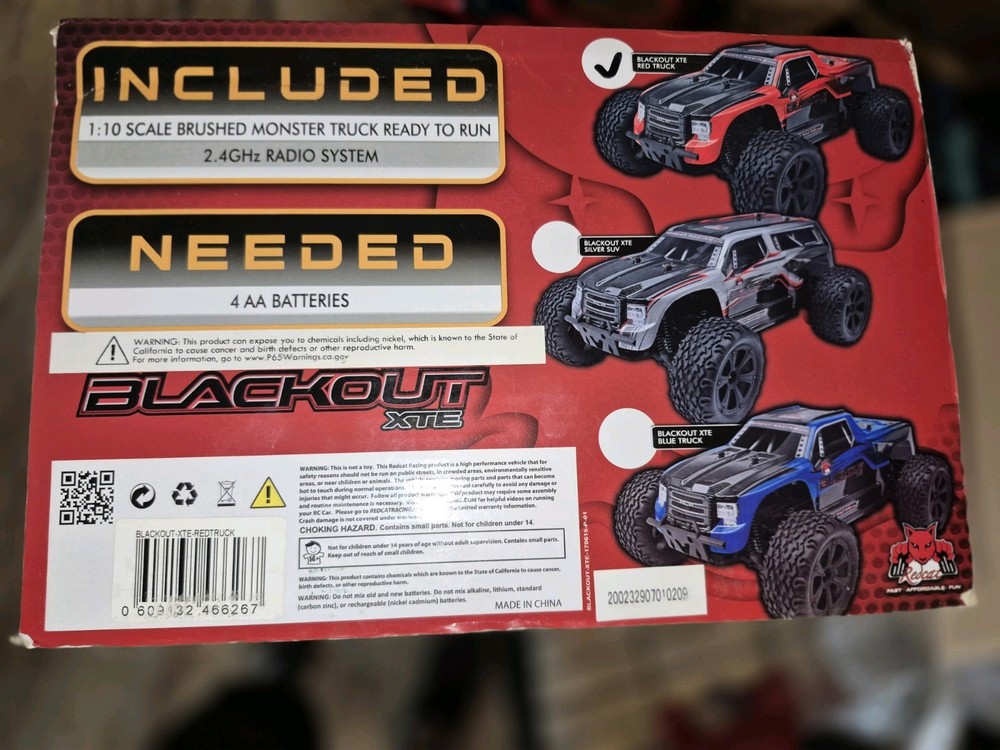 REDCAT BLACKOUT XTE! RTR WATERPROOF ELECTRONICS