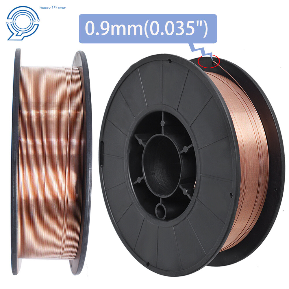 2 Pack ER70S-6 .035" (0.9mm) Mild Steel MIG Welding Wire 10-lbs Roll