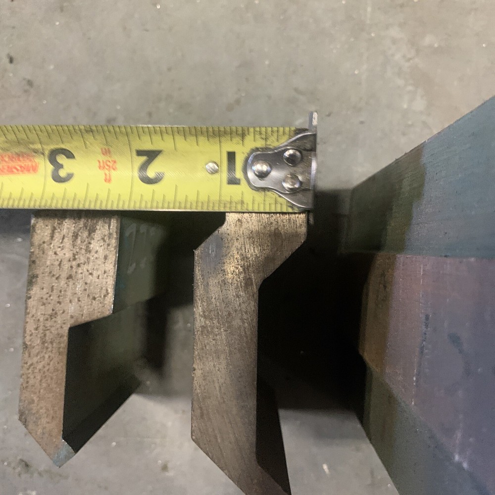 24.5” Assorted Gooseneck Press Brake Dies Used Tooling