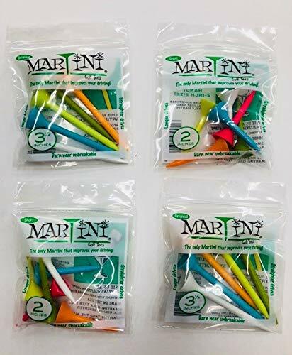 Martini Golf Tees Combo 4- Pack. 3-1/4'' Original & 2'' Original