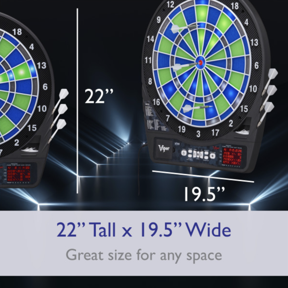 Viper Ion Illuminated Electronic Dartboard
