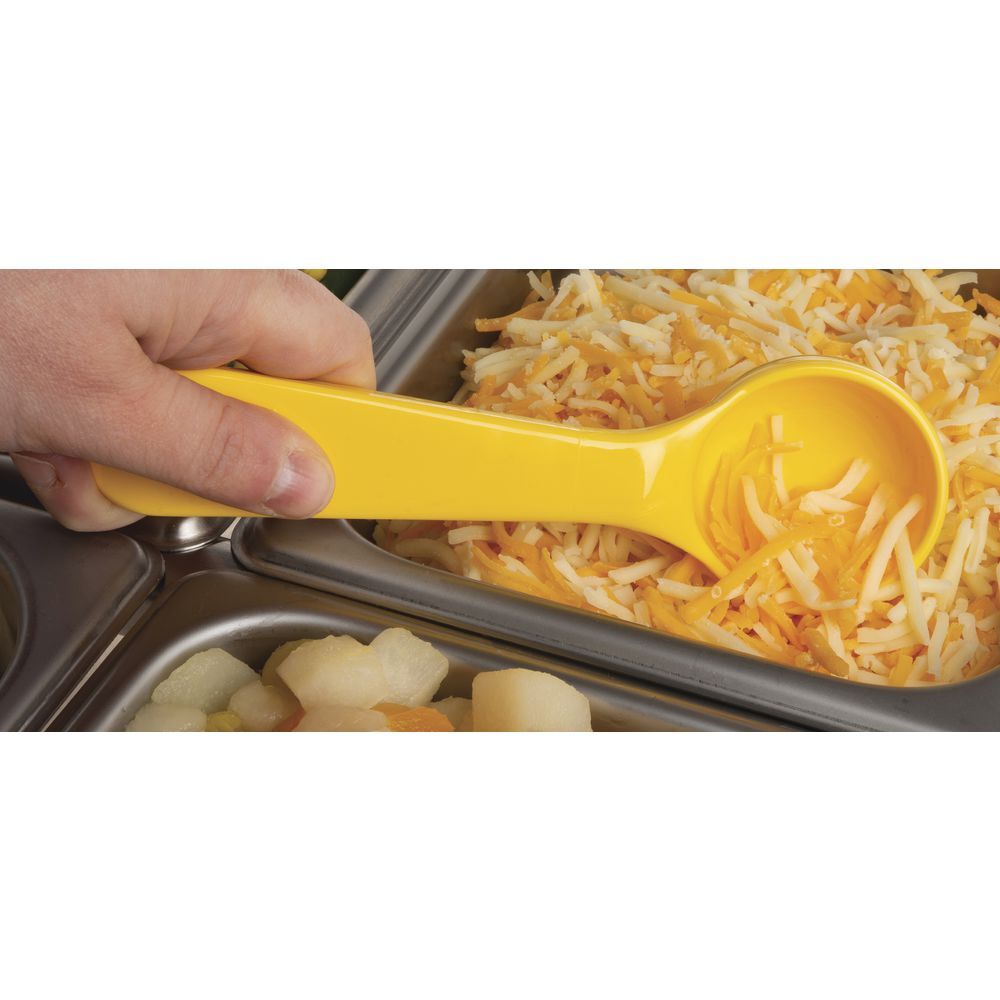 CFS Measure Miser Solid Measuring Spoon with Short Handle, 1 Ounce, Yellow