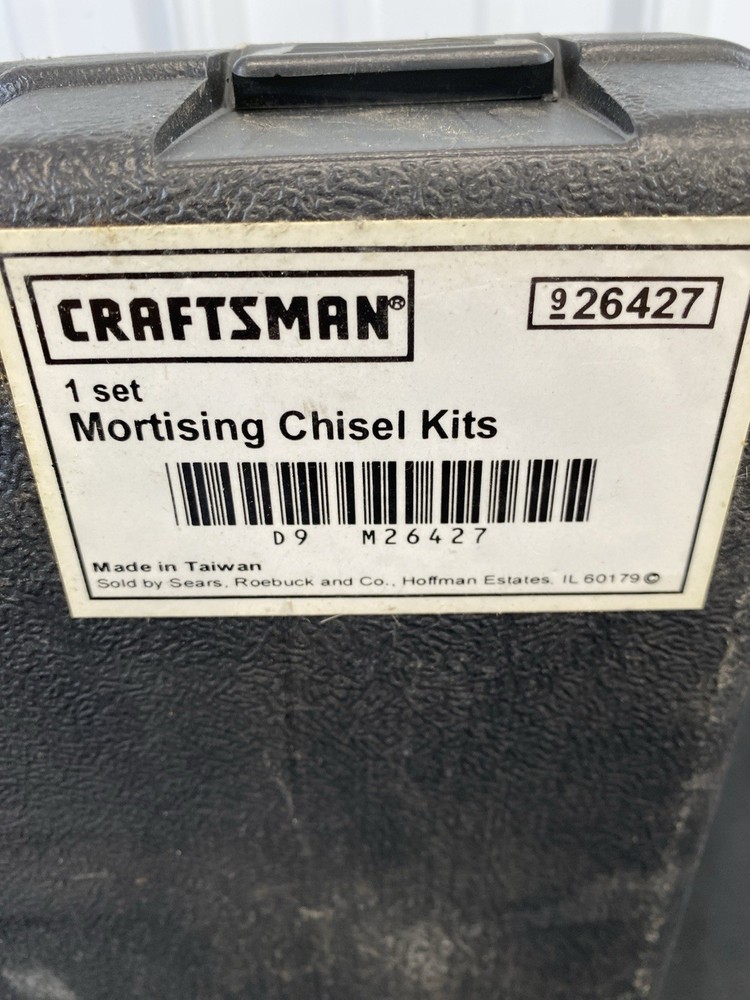 Craftsman Mortising Chisel Kit 351.264270 Manual Bits Case