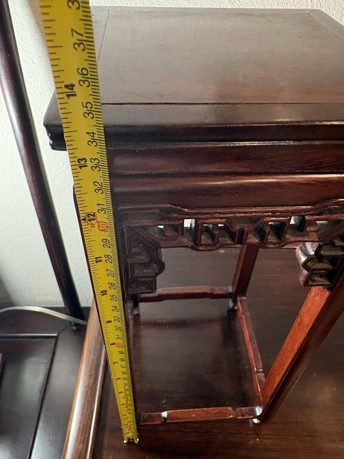 Vintage Chinese Wood Display Stand