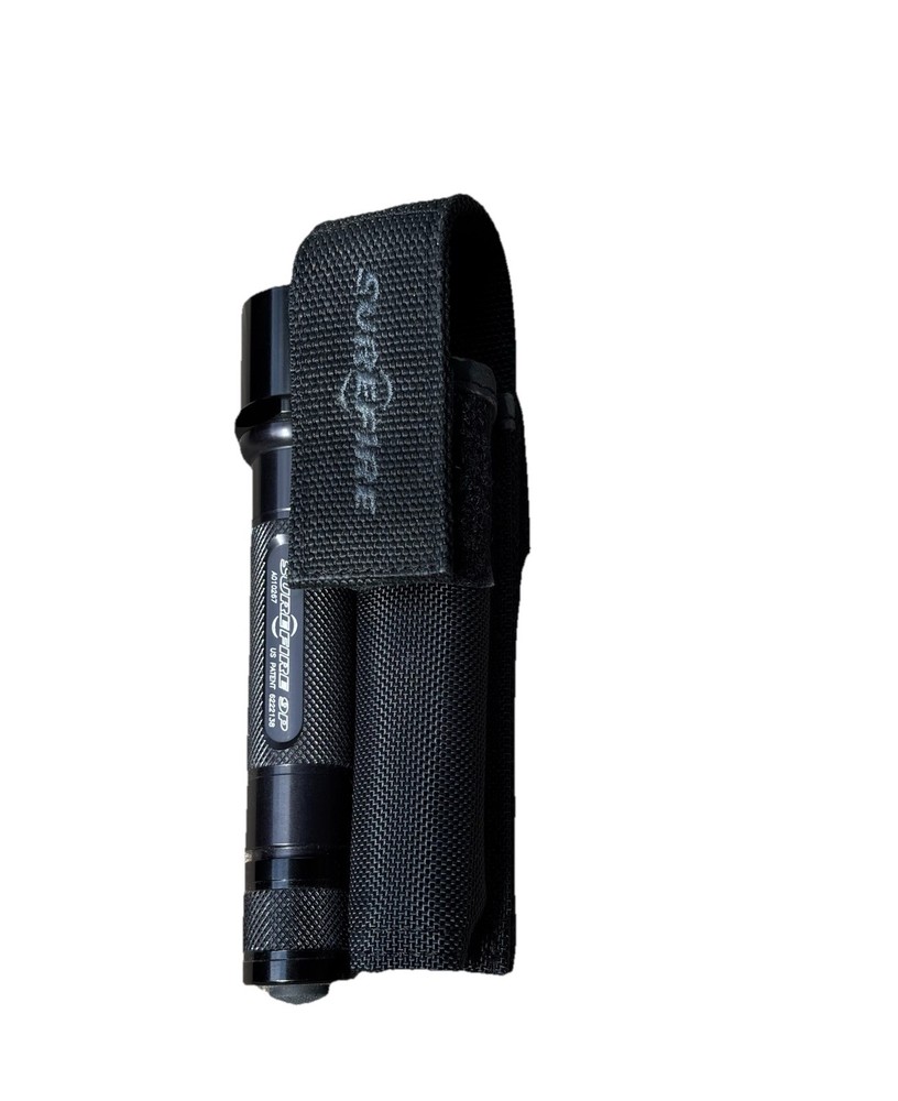 Surefire Flashlight 9P With Belt Loop Case Black Tested & Works
