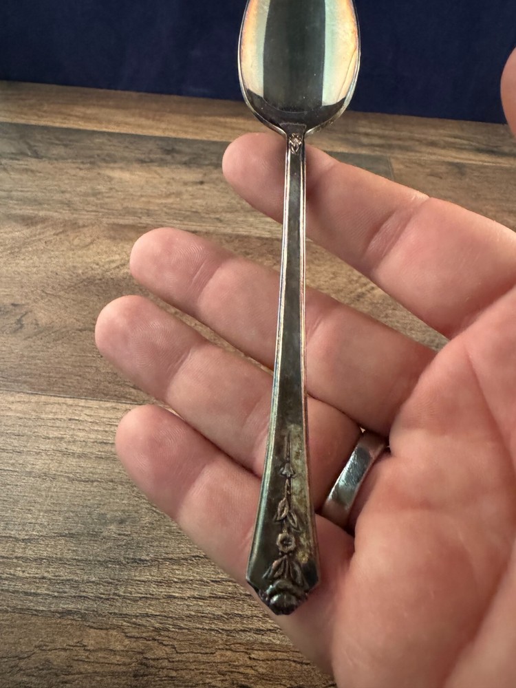 Holmes & Edwards Silverplated Teaspoon Spring Garden Pattern