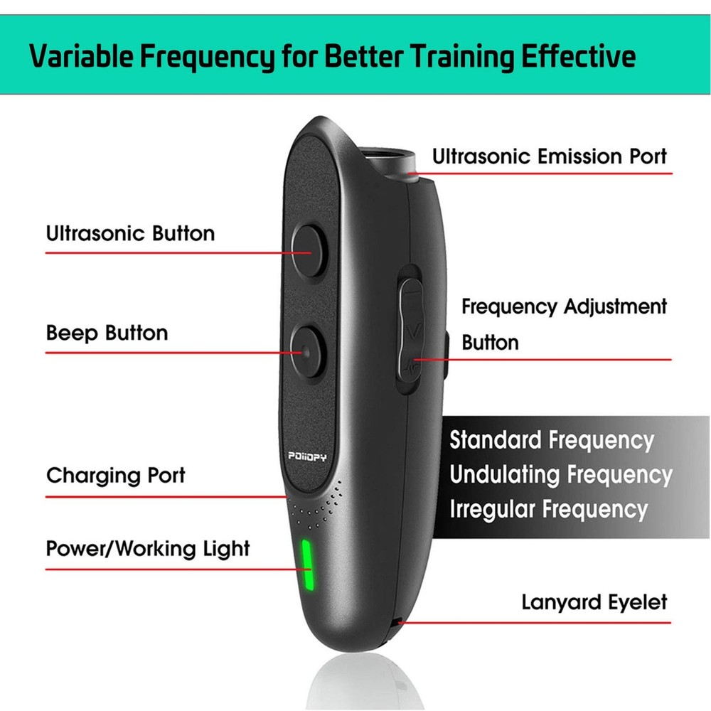 Anti Bark Device for Dog-Variable Frequency Ultrasonic Dog Bark Deterrent Rec...