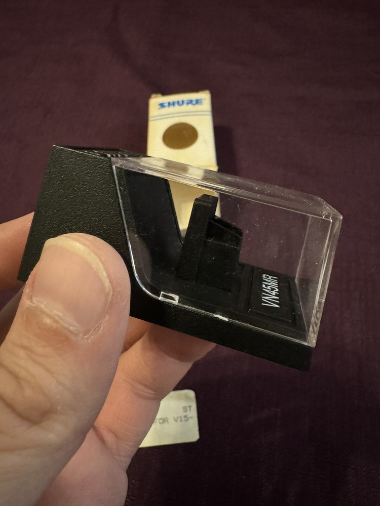 Shure VN45MR Only Empty Original Box ,case & Papers *No Stylus Or Needle As Is