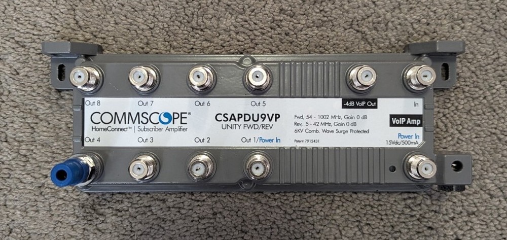 Commscope Cable TV Amplifier Booster - CSMAPDU9V
