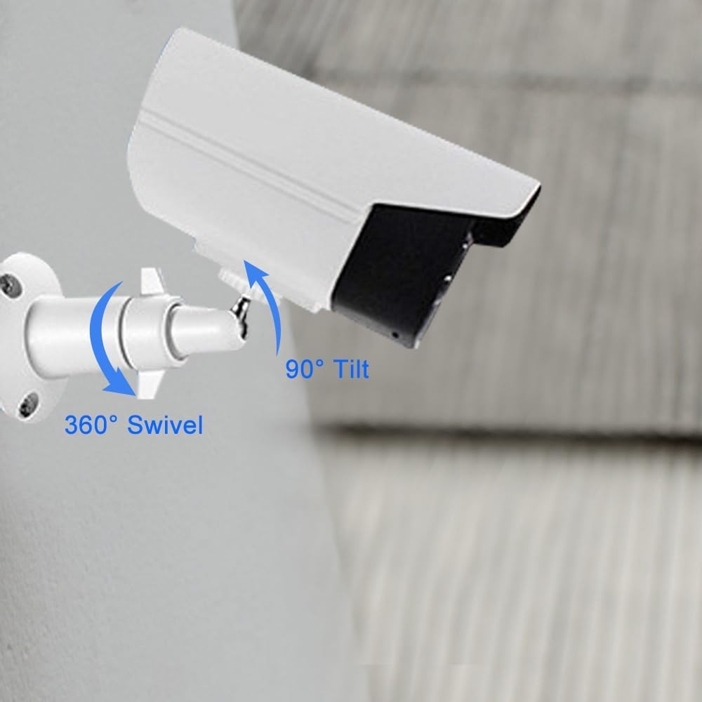 2Pack Security Wall Mount Bracket for Ring Stick Up Cam & White