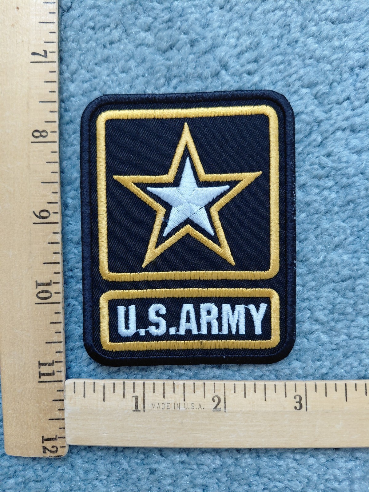 1  U.S. UNITED STATES ARMY MILITARIA IRON ON PATCH free shipping