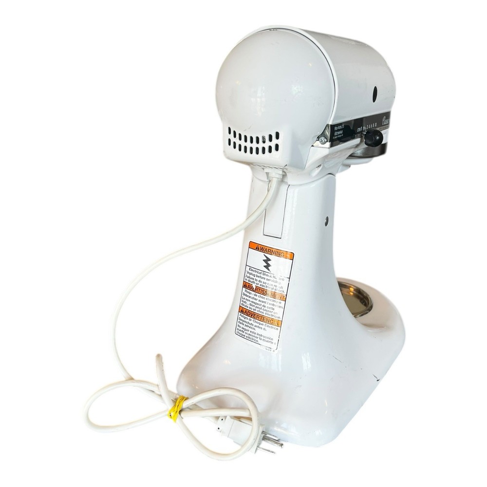 Kitchen Aid Model No KSM75WH Classis Plus Table Top Mixer