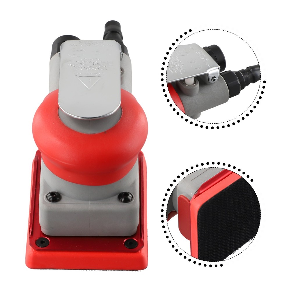 Square Air Sander with 10000 RPM Speed for Efficient Grinding Work