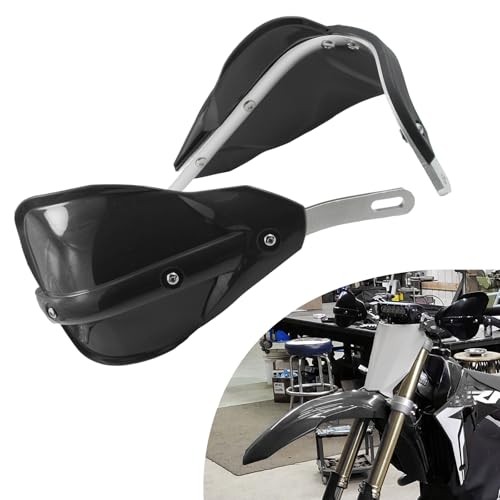 Universal Motorcycle Handlebar Protection Hand Guards Handguards Handle Black