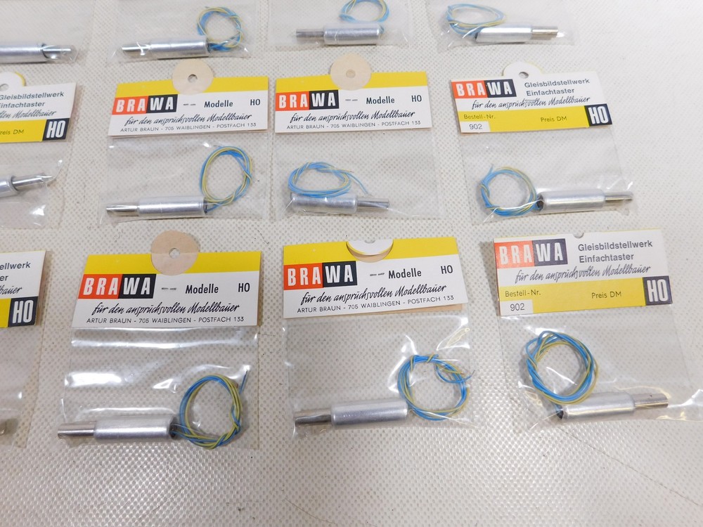 Brawa H0 Etc 18X 902 Simple Switch Button Mint+Box Unopened #EJ205-0.5