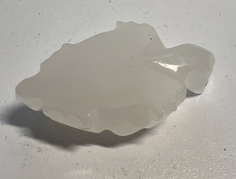 Vintage Mini White Onyx Marble Turtle Figurine