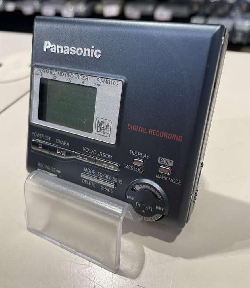 PANASONIC SJ-MR100 Portable MD Recorder JANK