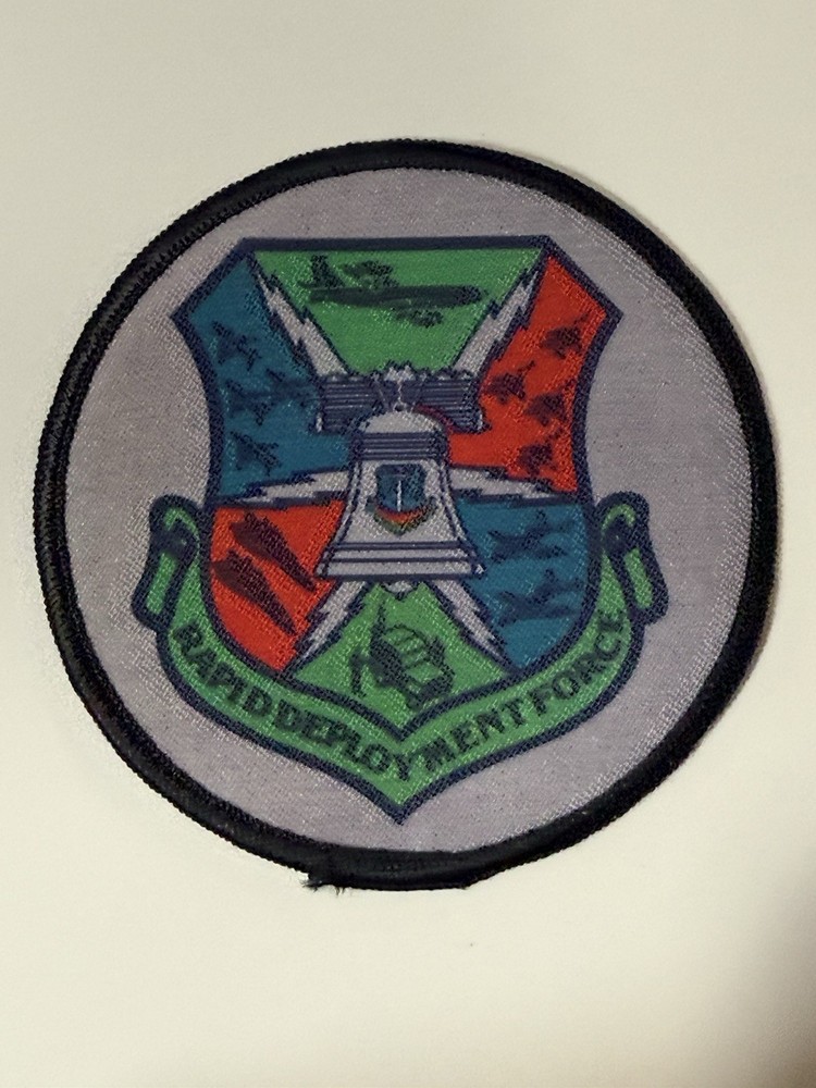 Original US Air Force USAF Rapid Deployment Force Subdued Military Patch